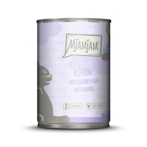 MjAMjAM Kitten - Kalb mit Lachsöl 6 x 400 g