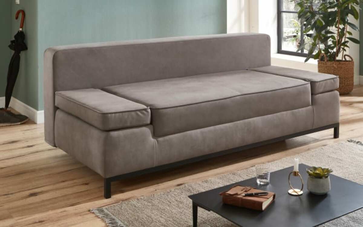 Bild 3 von Schlafsofa SSO150 Jarny, schlamm, Liegefläche 145 x 202 cm