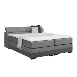 Boxspringbett Sevilla in Grau ca. 160x200cm