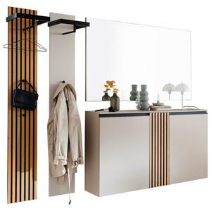 Cassando GARDEROBE Eiche, Greige