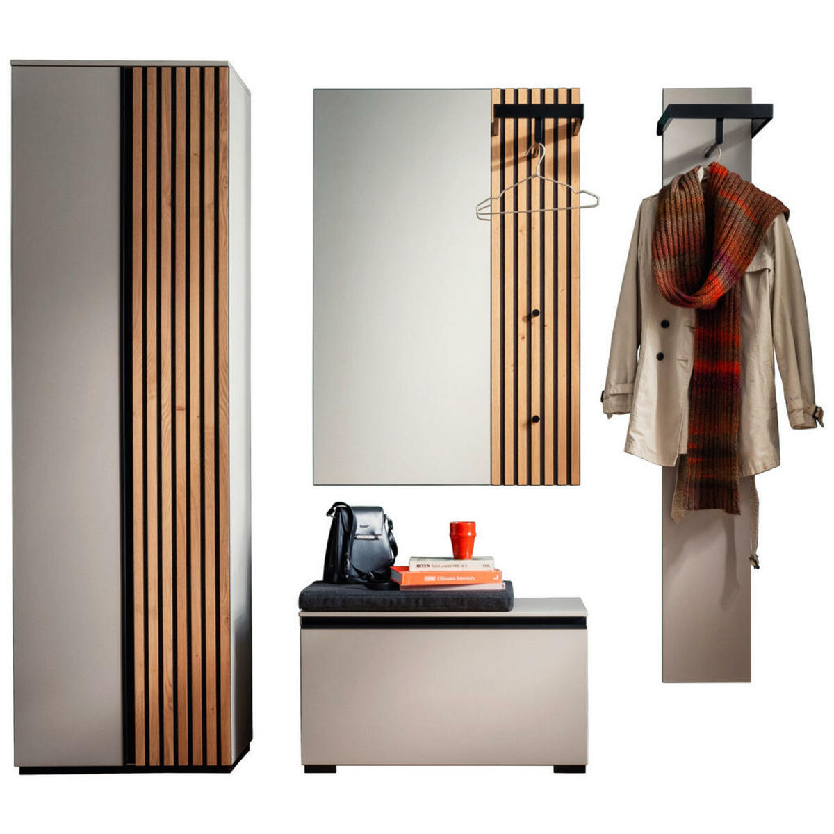 Bild 1 von Cassando GARDEROBE Grau, Eiche
