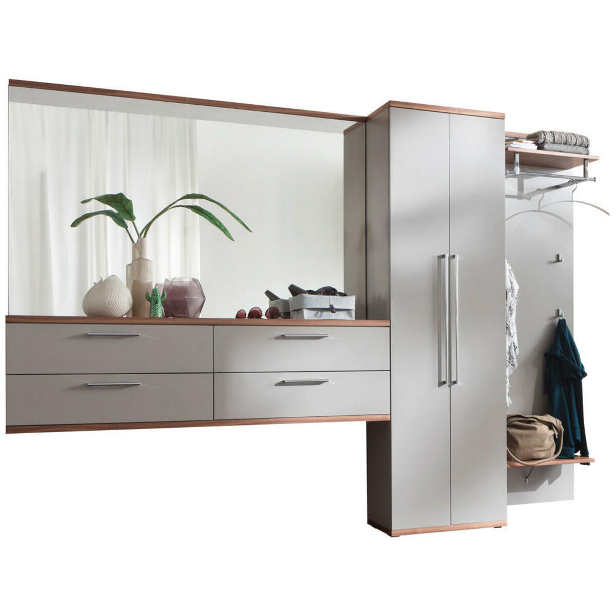 Bild 1 von Cassando GARDEROBE Grau, Nussbaum