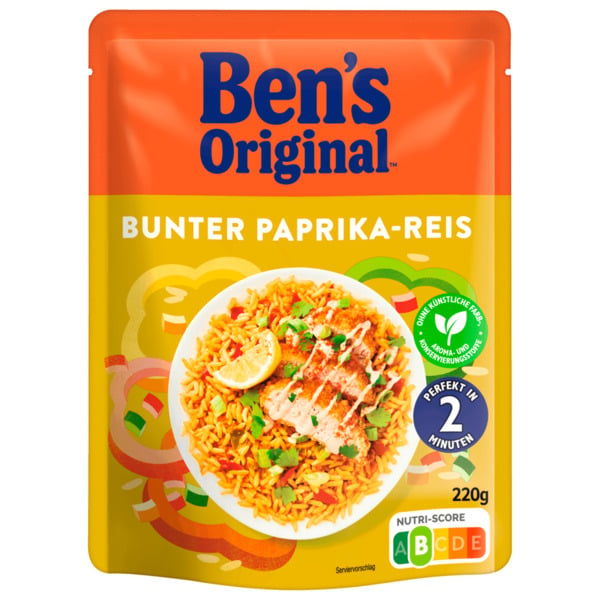 Bild 1 von Ben's Original Bunter Paprika-Reis 220g