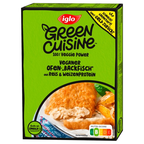 Bild 1 von Iglo Green Cuisine Ofen-Backfisch vegan 240g