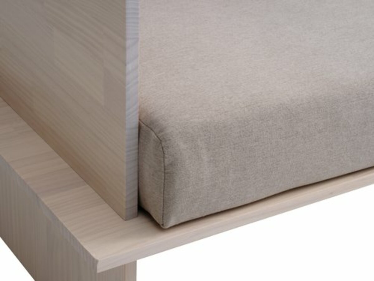 Bild 3 von Tagesbett SOLLERUP 204x78 massive Kiefer/hellgrauer Stoff