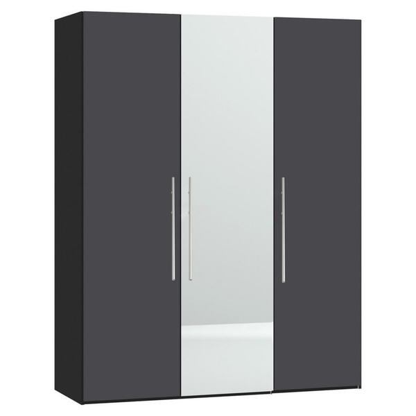 Bild 1 von Carryhome DREHTÜRENSCHRANK Anthrazit, Schwarz