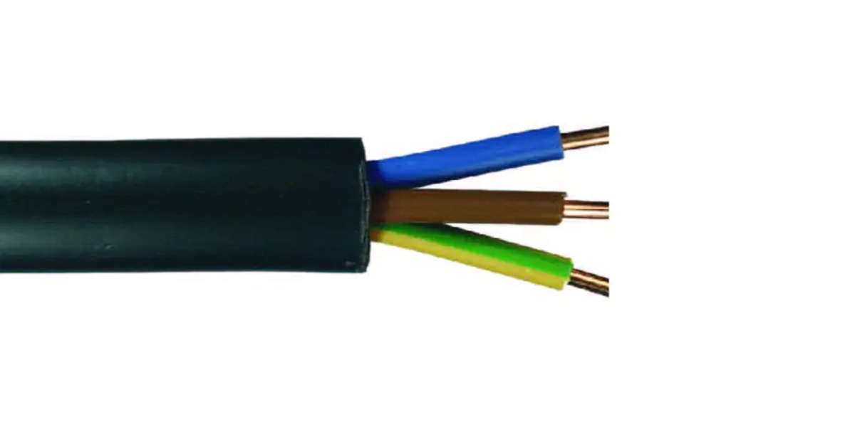 Bild 1 von Erdkabel NYY-J 3 x 2,5 - 50 Meter, schwarz