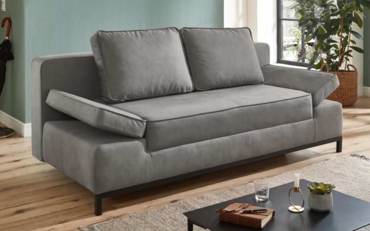 Bild 1 von Schlafsofa SSO150 Jarny, silber, Liegefläche 145 x 202 cm