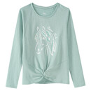 Bild 1 von Mädchen Langarmshirt mit Pferde-Motiv