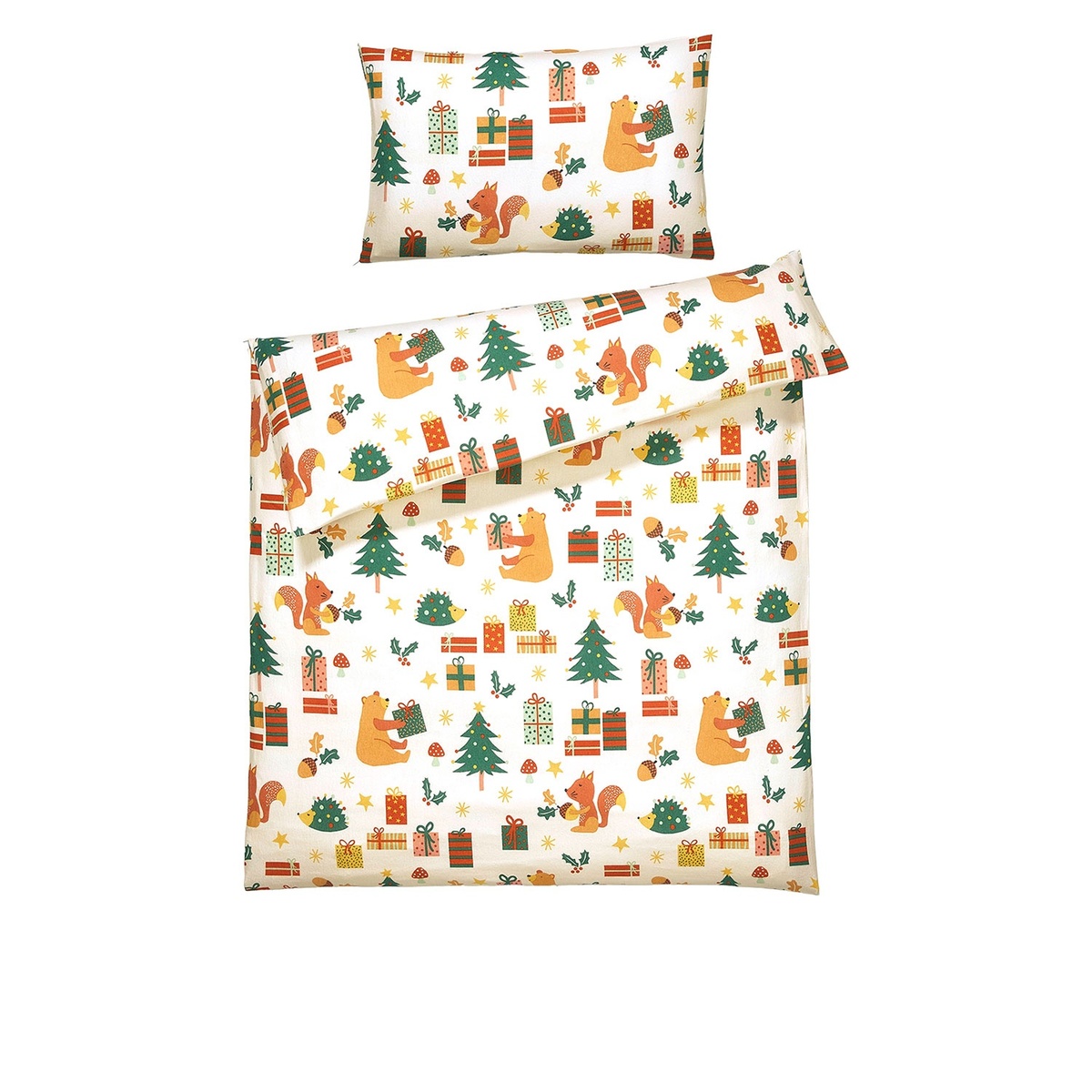 Bild 3 von NOVITESSE Kleinkinder-Biber-Bettwäsche