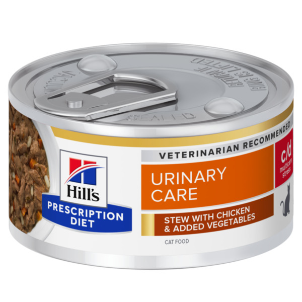 Bild 1 von Hill's Prescription Diet c/d Urinary Stress Ragout mit Huhn und Gemüse 24x82g