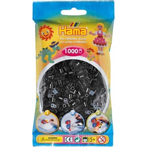 Hama B&uuml;gelperlen - 1000 Perlen - schwarz