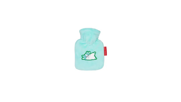 Bild 1 von Hugo Frosch Mini-Wärmflasche mit Veloursbezug mint Katze