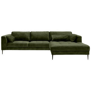 MID.YOU ECKSOFA Dunkelgrün