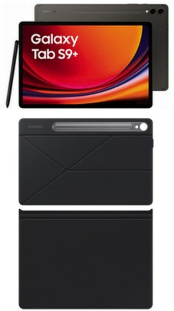 Bild 1 von Galaxy Tab S9 (128GB) WiFi Tablet graphit inkl. Smart Book Cover