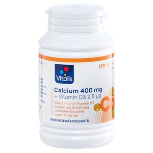 VITALIS Calcium 400 mg + Vitamin D3