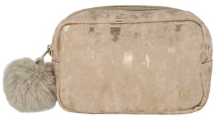 Soapland manòu Kosmetiktasche Rosé & Camouflage Gold & Glitzer