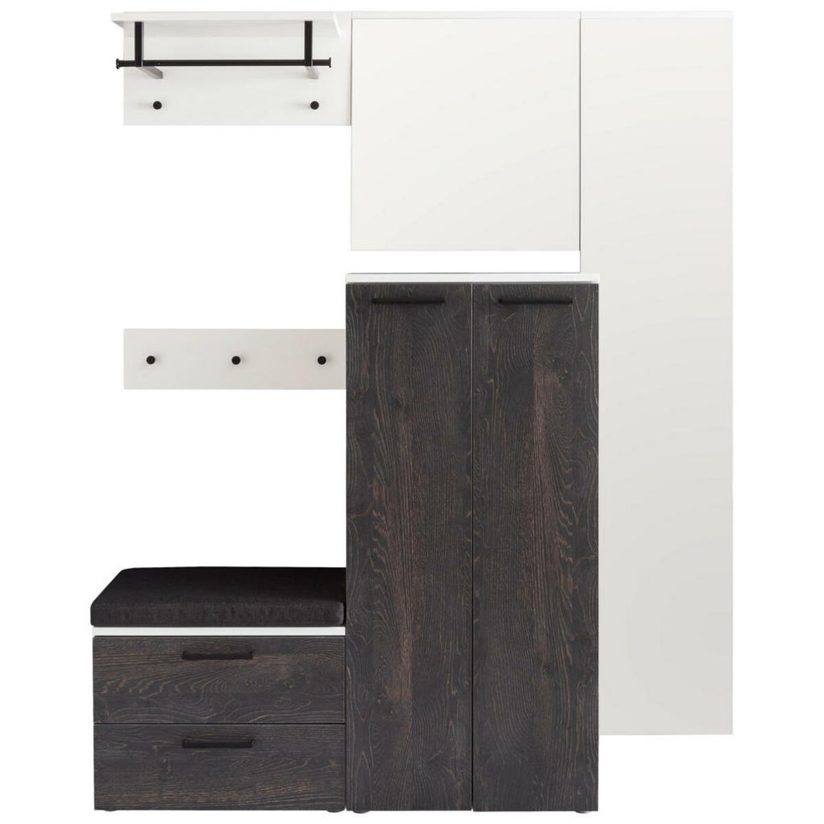 Bild 1 von Cassando GARDEROBE Weiß, Eiche