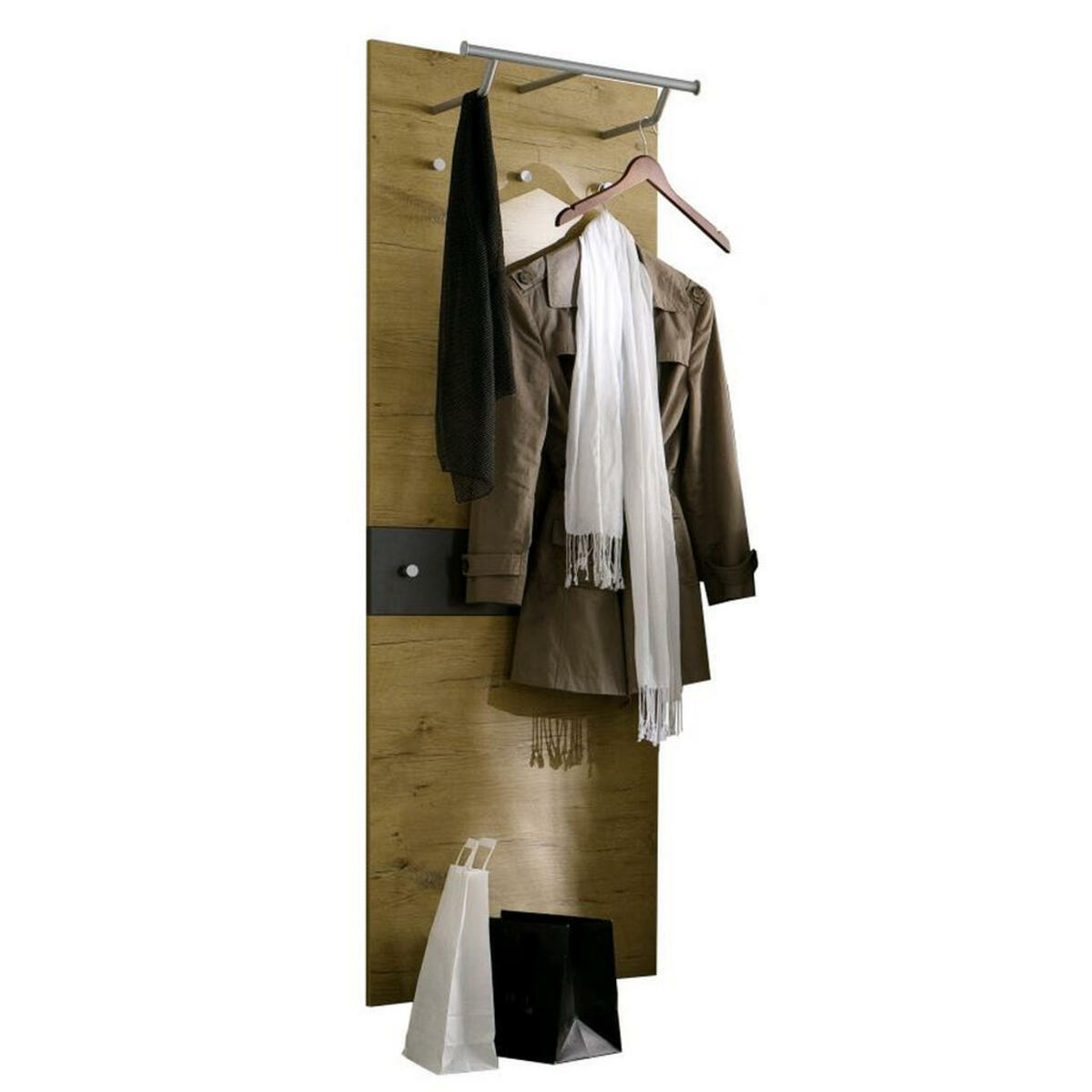 Bild 1 von Cassando GARDEROBENPANEEL Braun, Eiche