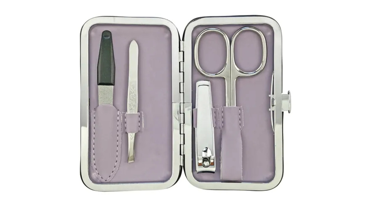 Bild 1 von Rahmenmaniküre Etui, 4-teilig, Flieder