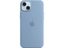 Bild 1 von APPLE Silikon Case mit MagSafe, Backcover, Apple, iPhone 15 Plus, Winterblau