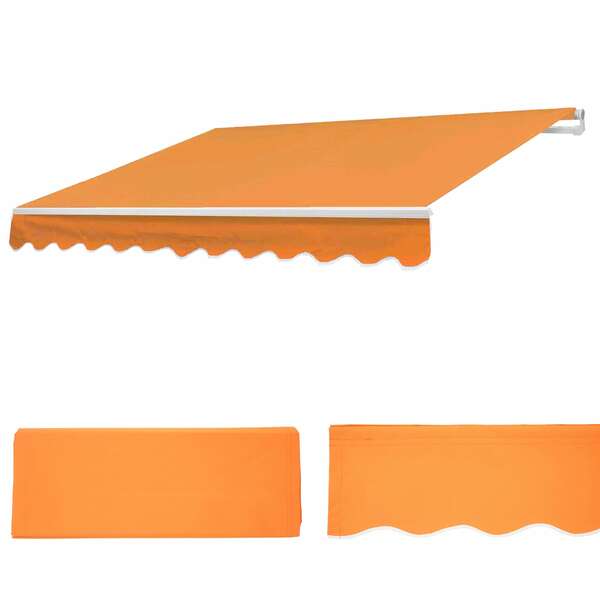Bild 1 von Ersatz-Bezug für Markise MCW-E49, Gelenkarmmarkise Ersatzbezug Sonnenschutz, 2,5x2m ~ Polyester terracotta