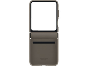 SAMSUNG EF-VF731 Kunstleder Flap Case, Backcover, Samsung, Galaxy Z Flip5, Etoupe