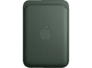 APPLE Feingewebe Wallet mit MagSafe, Bookcover, Apple, iPhone 15 Pro, Pro Max, 15, Plus, Immergrün