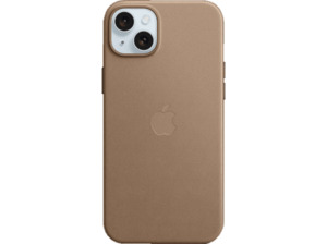 APPLE Feingewebe Case mit MagSafe, Backcover, Apple, iPhone 15 Plus, Taupe