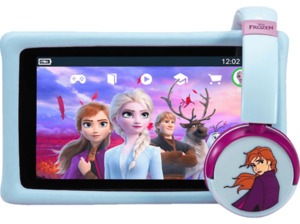 PEBBLE GEAR Frozen Tablet + Headphone Bundle Kindertablet, Mehrfarbig