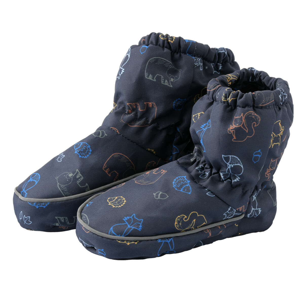 Bild 1 von Baby Softschuhe mit Waldtier-Allover