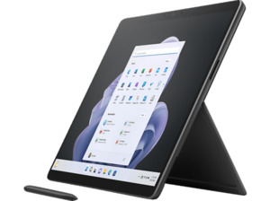 MICROSOFT Surface Pro 9 , 2-in-1 Tablet mit 13 Zoll Display, Intel® Core™ i7 Prozessor, 16 GB RAM, 256 SSD, Iris® Xe-Grafik Graphit