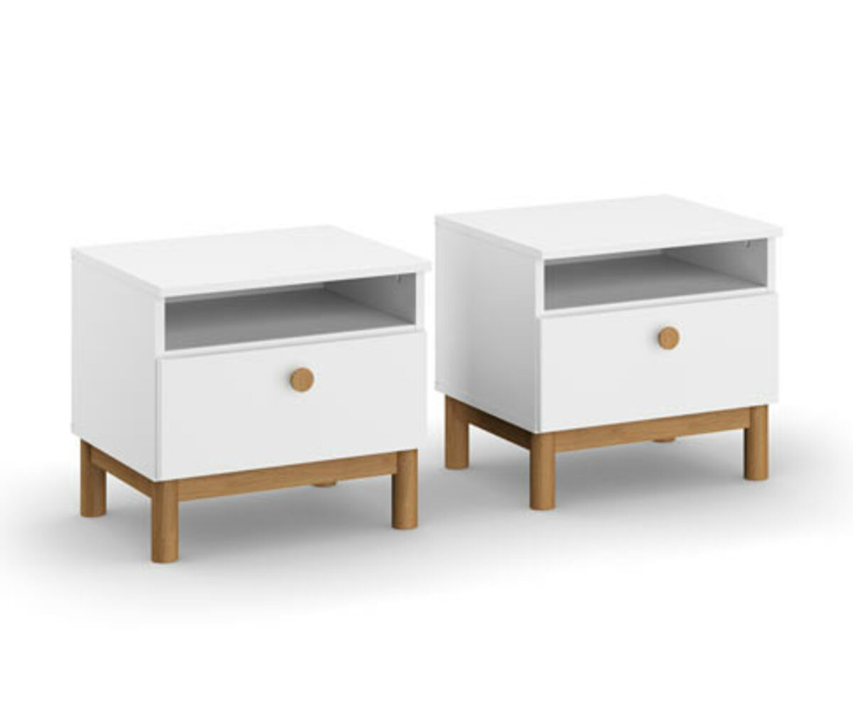 Bild 1 von 2 Nachttische »Freyja«, alpinweiß