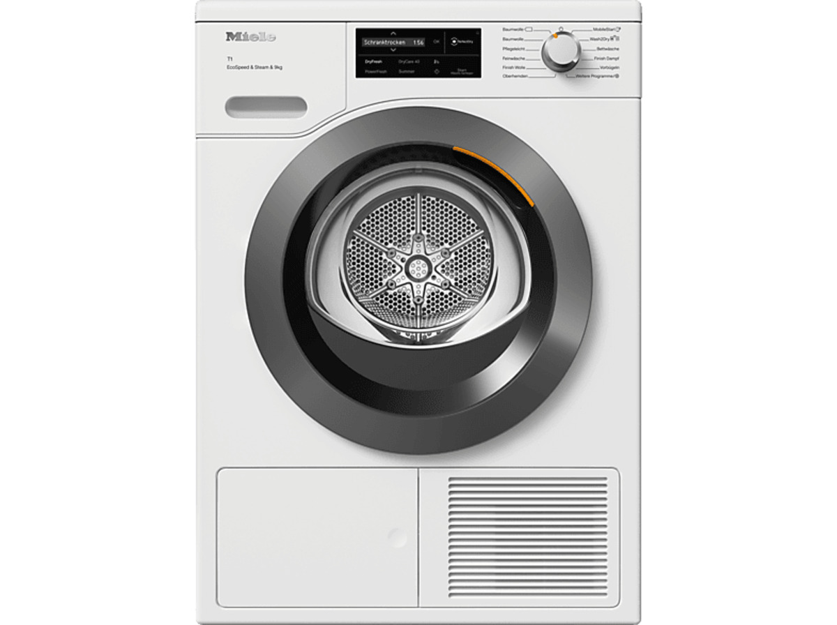 Bild 1 von MIELE TCL780WP EcoSpeed&Steam&9kg Wärmepumpentrockner T1 Chrome Edition (9 kg , A+++)