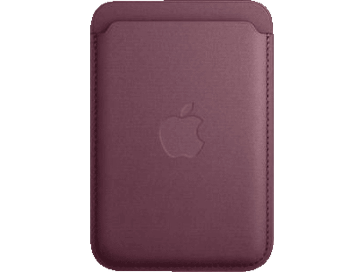 Bild 1 von APPLE Feingewebe Wallet mit MagSafe, Bookcover, Apple, iPhone 15 Pro, Pro Max, 15, Plus, Mulberry