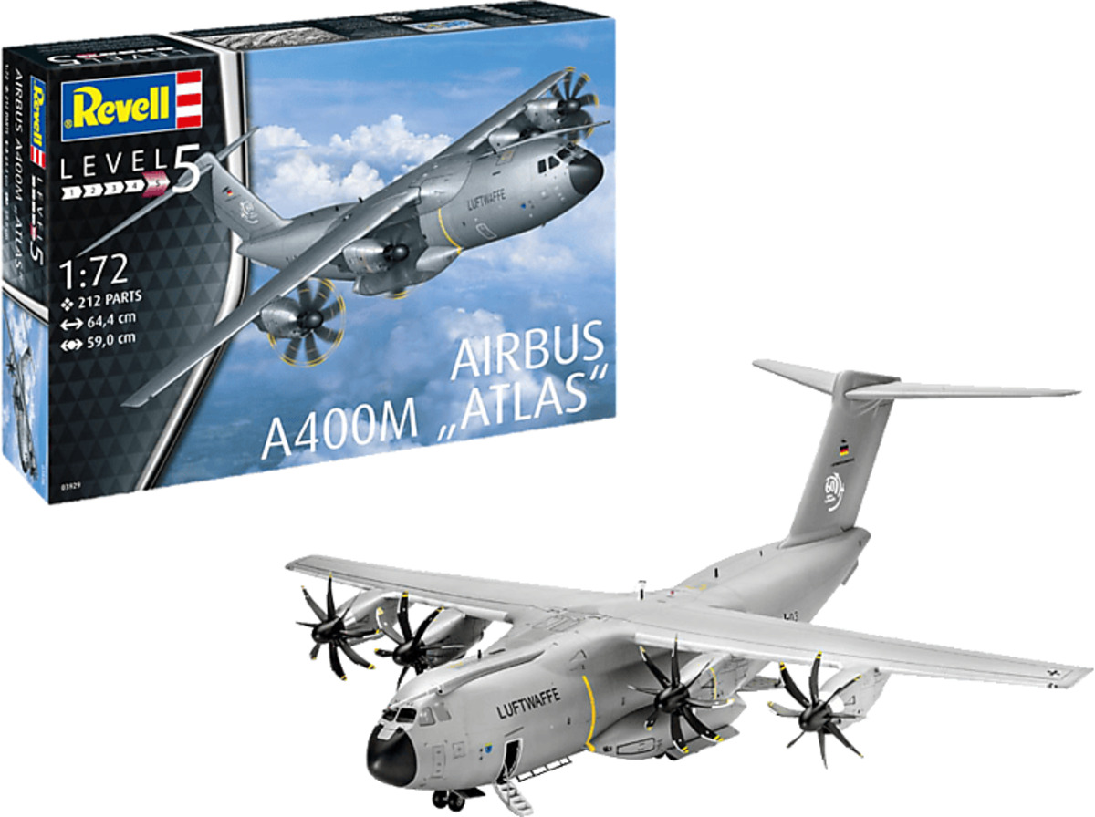Bild 1 von REVELL Airbus A400M Atlas Modellbausatz, Mehrfarbig