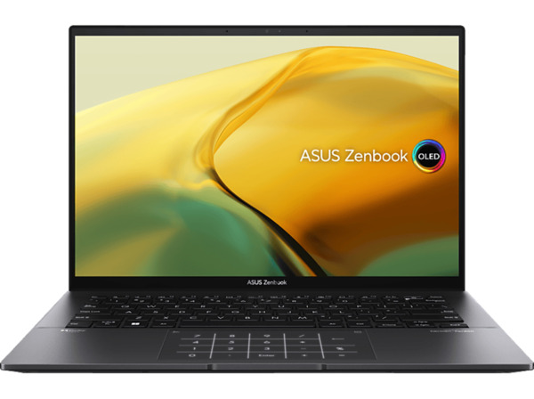 Bild 1 von ASUS ZenBook 14 OLED UM3402YA-KN300W, Notebook mit Zoll Display, AMD Ryzen™ 7 Prozessor, 16 GB RAM, 512 SSD, Radeon Graphics, Schwarz