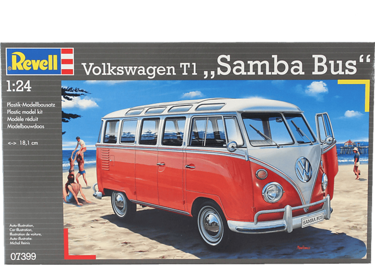 Bild 1 von REVELL 073399 VW T1 Samba Bus Bausatz, Mehrfarbig