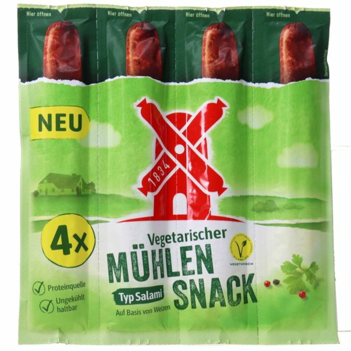 Bild 1 von Rügenwalder Vegetarische Salami Snacks