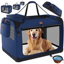 Bild 1 von LOVPET® Hundebox Hundetransportbox faltbar Inkl.Hundenapf Transporttasche Hundetasche Transportbox für Haustiere, Hunde und Katzen Haustiertransportbox