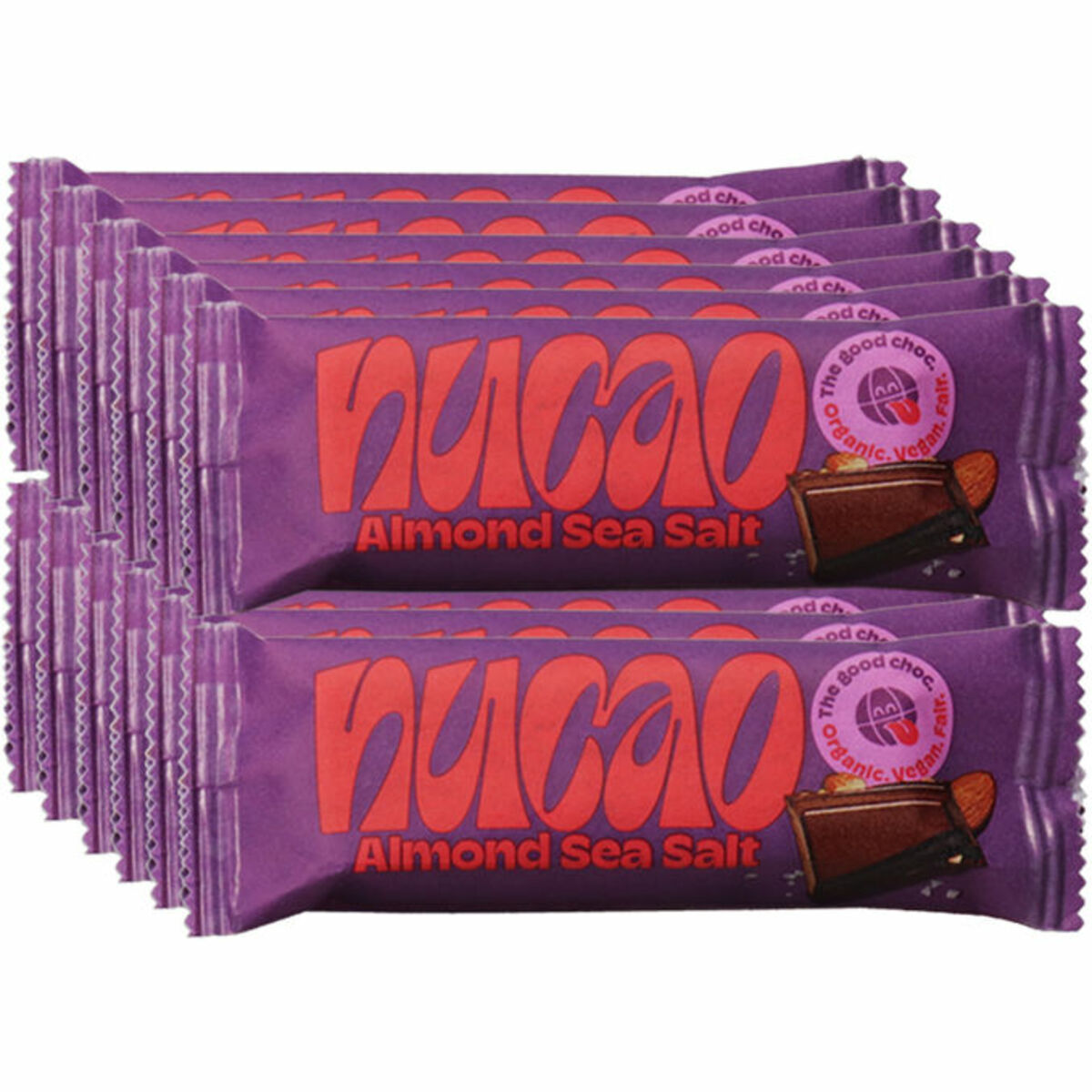 Bild 1 von nucao BIO Almond Sea Salt Riegel, 12er Pack