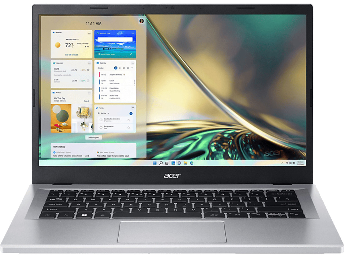 Bild 1 von ACER Aspire 3 (A314-23P-R9DS), Notebook mit 14,0 Zoll Display, AMD Ryzen™ Prozessor, 8 GB RAM, 256 SSD, Radeon Grafik, Pure Silver