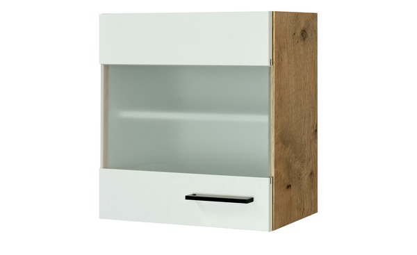 Bild 1 von Glas-Hängeschrank  Ens creme Maße (cm): B: 50 H: 54,8 T: 32 Küche