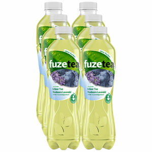 Fuze Tea Grüntee Blaubeere-Lavendel ohne Zucker, 6er Pack (EINWEG) zzgl. Pfand