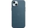 Bild 1 von APPLE Feingewebe Case mit MagSafe, Backcover, Apple, iPhone 15 Plus, Pazifikblau