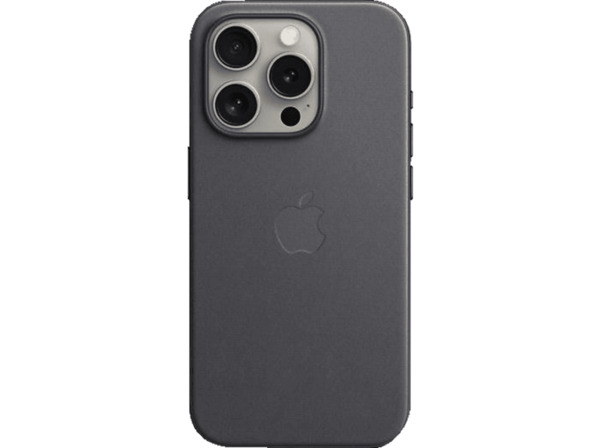 Bild 1 von APPLE Feingewebe Case mit MagSafe, Backcover, Apple, iPhone 15 Pro, Black