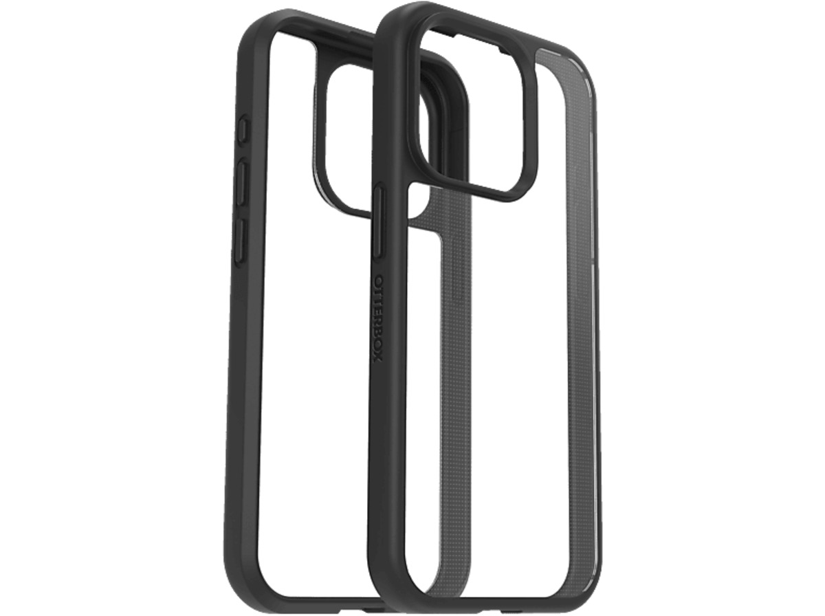Bild 1 von OTTERBOX React, Backcover, Apple, iPhone 15 Pro, Transparent / Schwarz