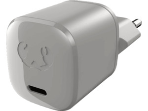 FRESH N REBEL USB-C MINI CHARGER 18W + Apple Lightning Kabel Ladeadapter universal, Ice Grey