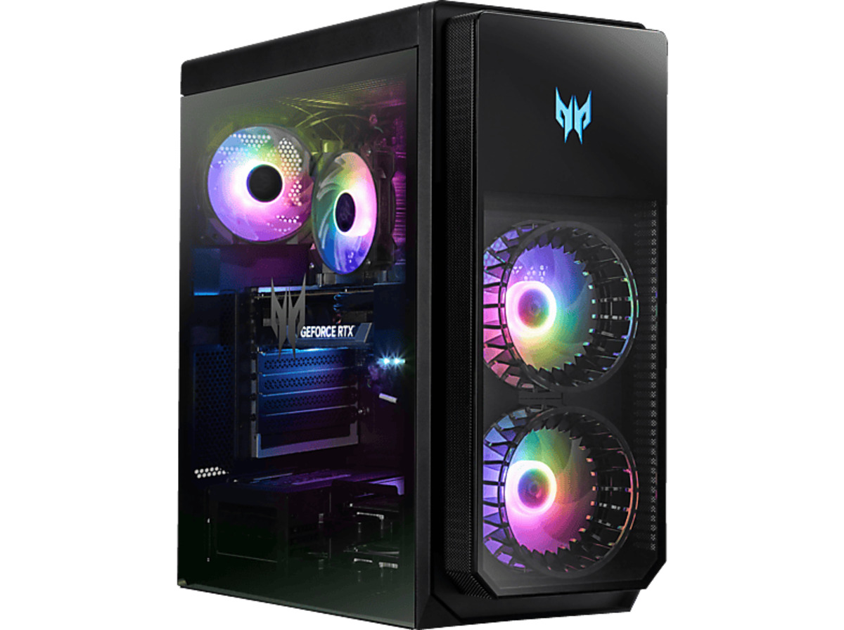 Bild 1 von ACER Predator Orion 5000 (PO5-650) mit durchsichtigen Seitenfenster, Windows 11 Home (64 Bit), Gaming PC Intel® Core™ i7 Prozessor , 32 GB RAM 1 TB SSD NVIDIA GeForce RTX 4080 (16 GDDR6X) 16