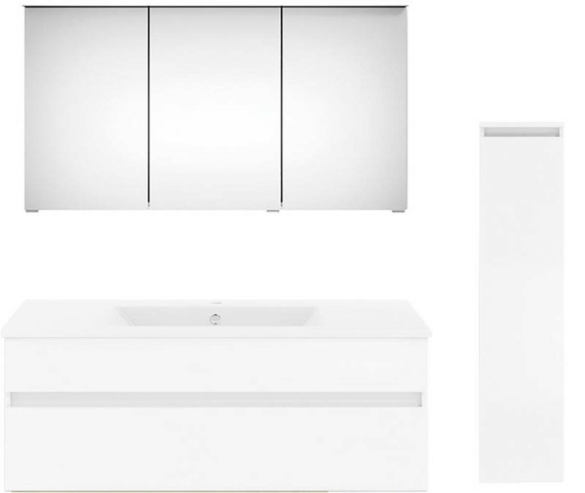 Bild 1 von Puris Badkombination GET2YOU 21, Holznachbildung